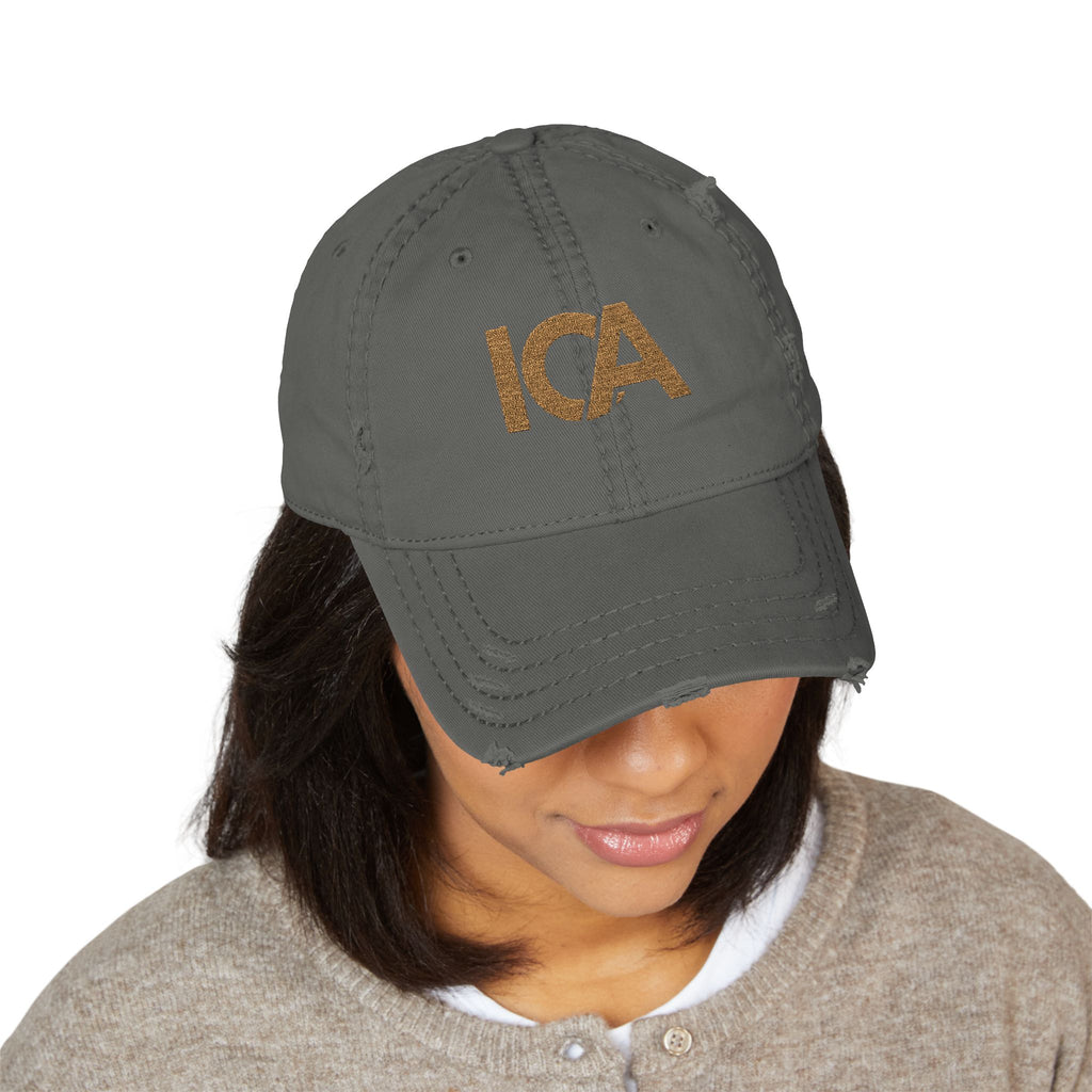 ICA Gold Monogram Cap