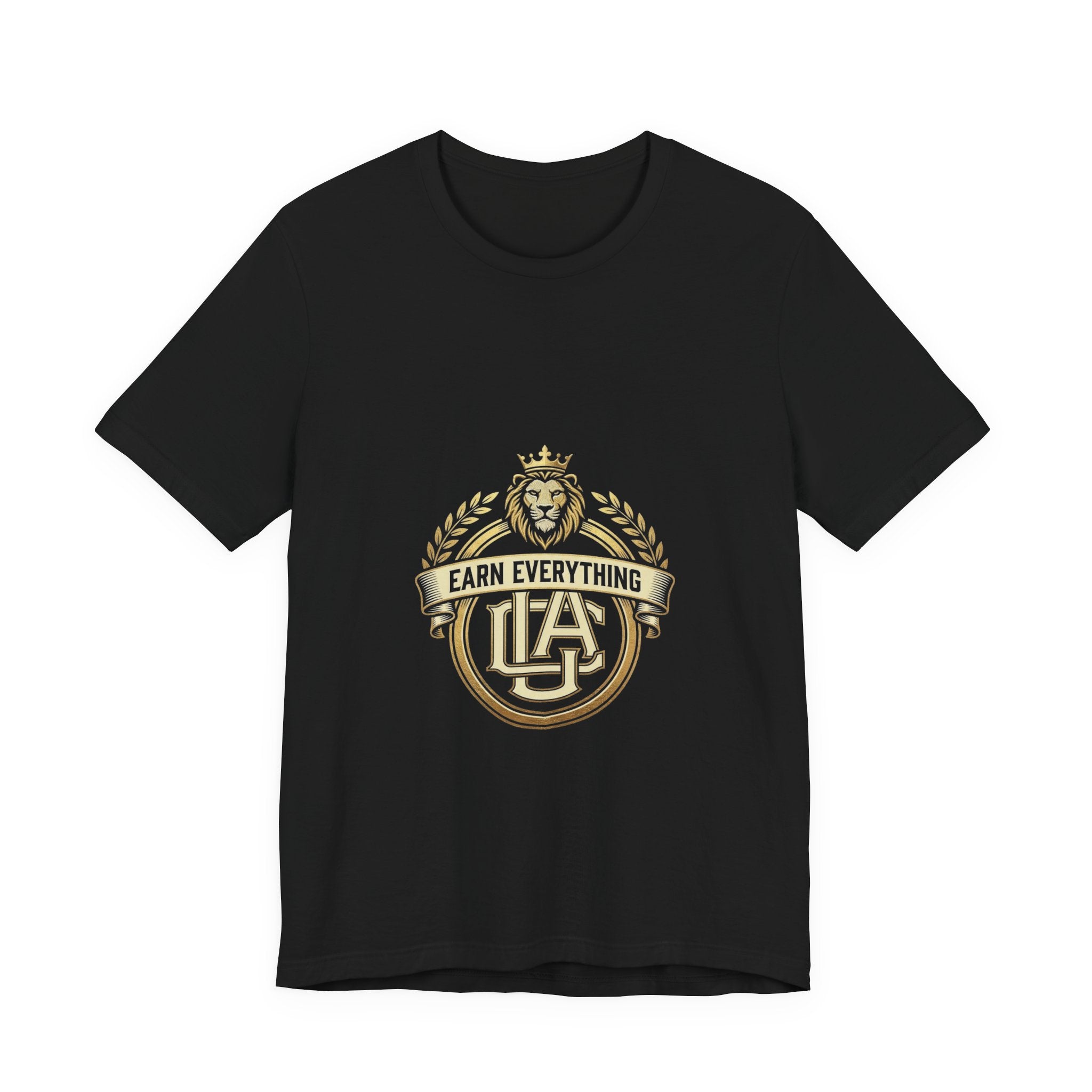 ICA Inner City Authentics Earn Everything Premium Black Tee