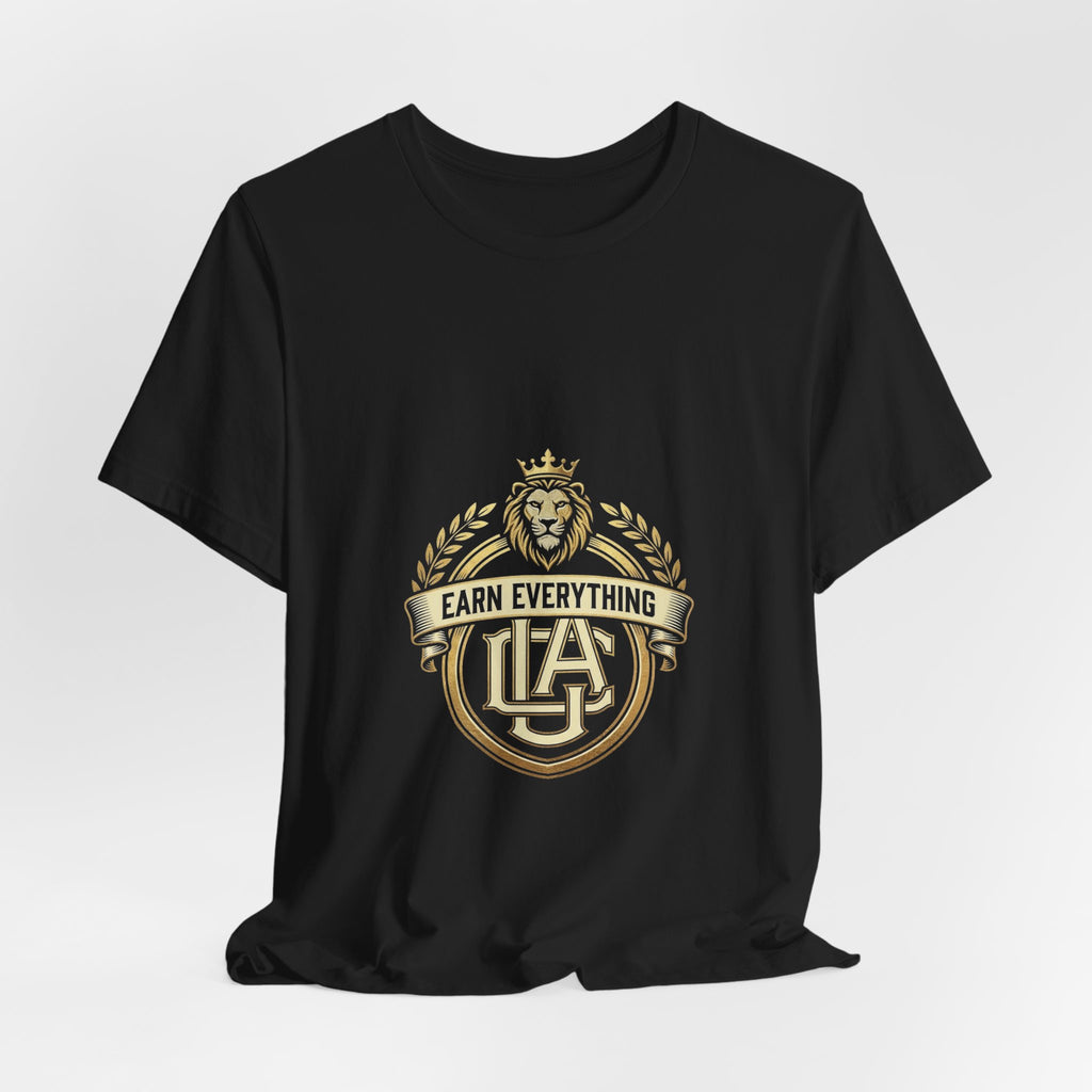 ICA Inner City Authentics Earn Everything Premium Black Tee