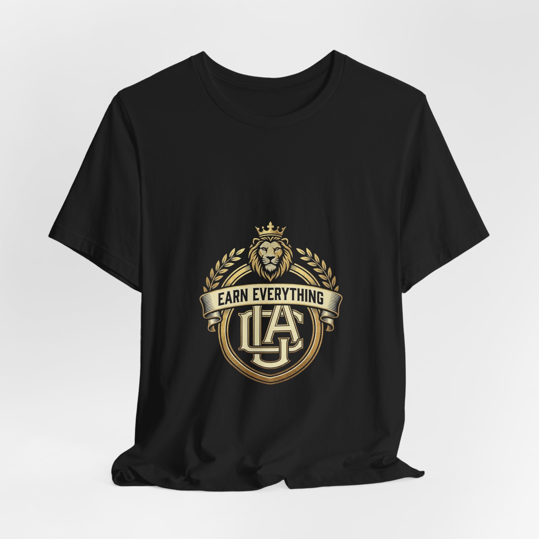 ICA Inner City Authentics Earn Everything Premium Black Tee