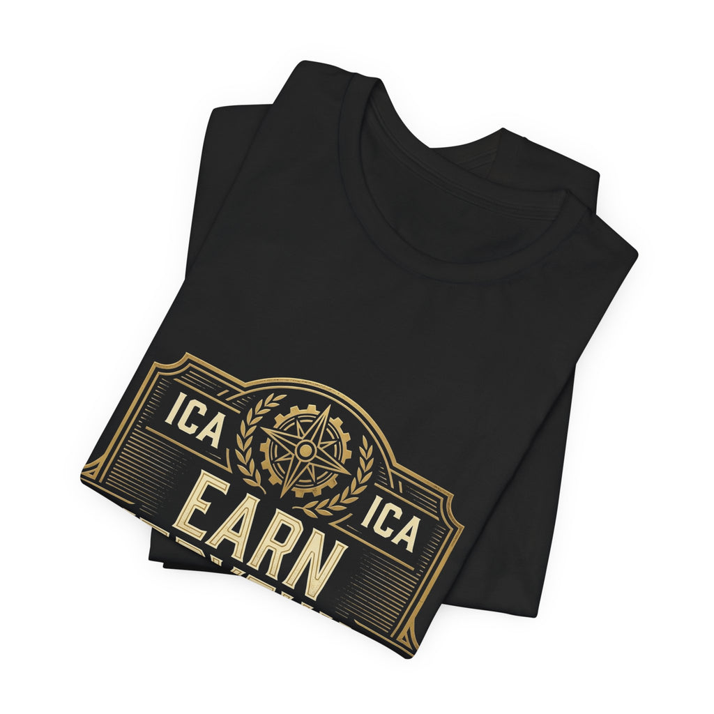ICA No Shortcuts Varsity Tee — No. 07