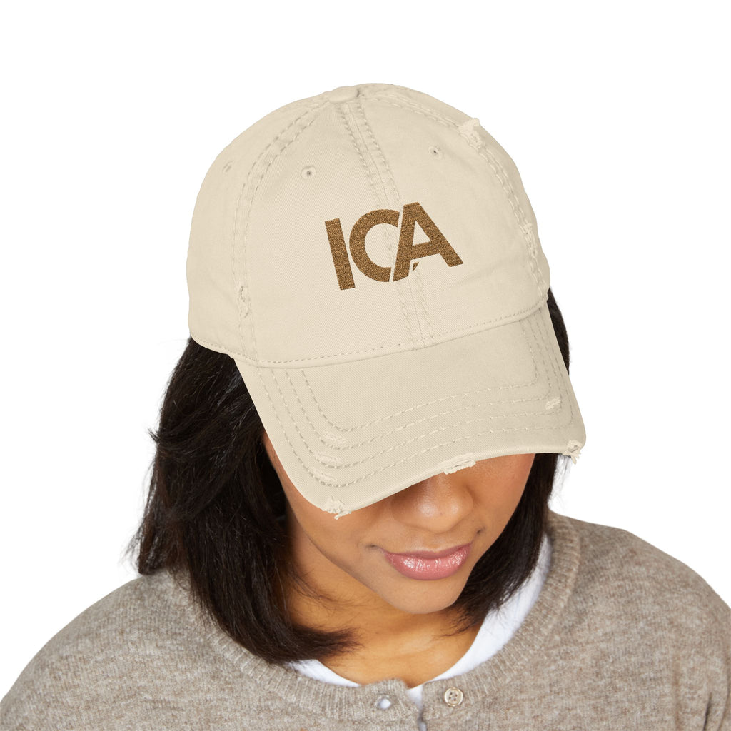 ICA Gold Monogram Cap