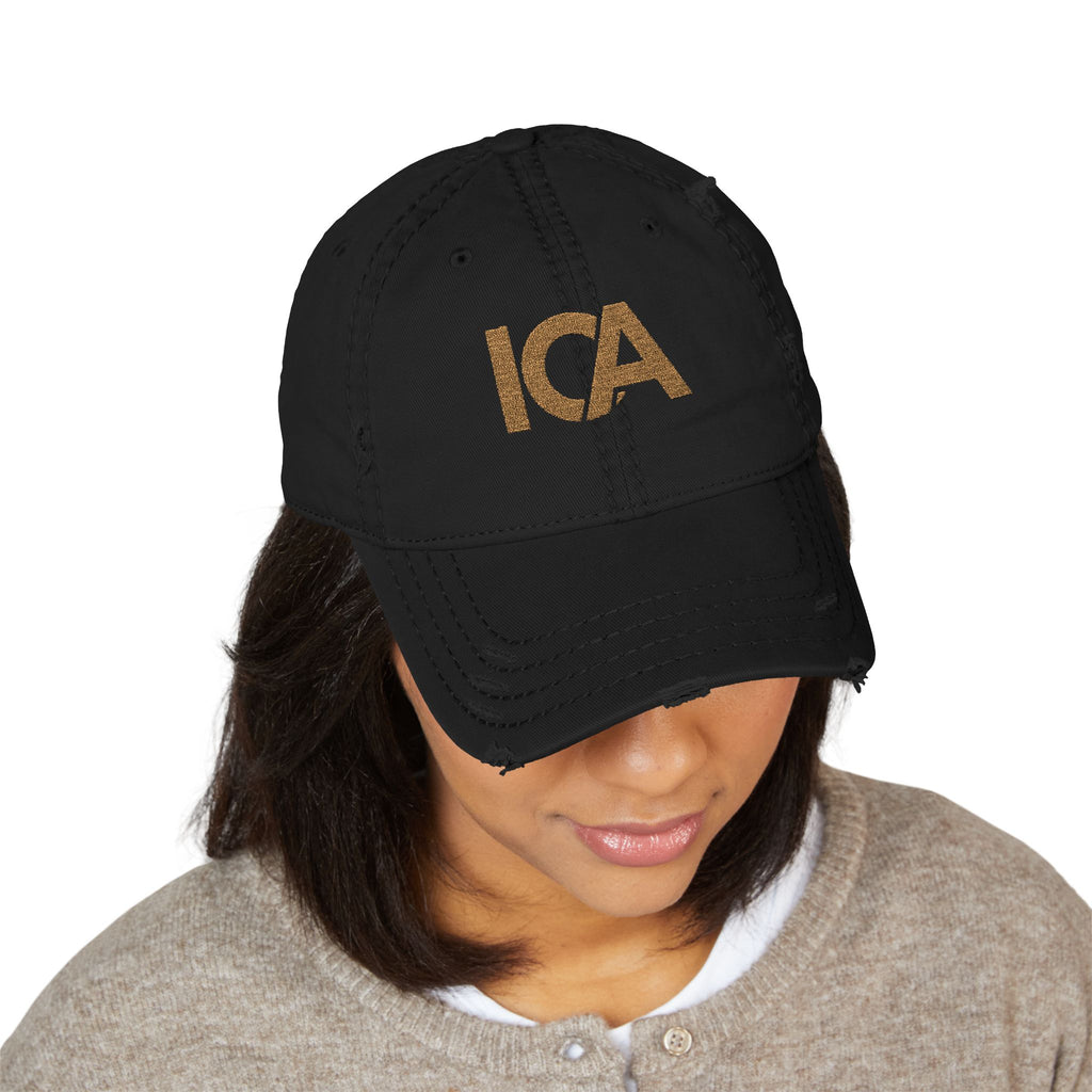 ICA Gold Monogram Cap